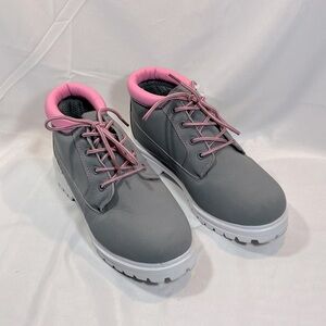 FILA Gray & Punk Boots